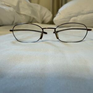 DKNY Chic Brown Wireframe Glasses